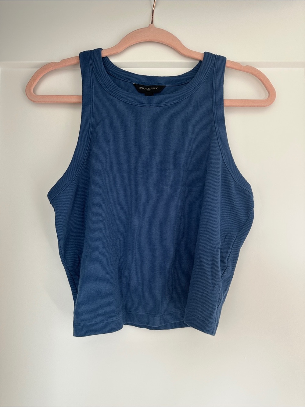 Banana Republic Blue Ribbed Tank Top
